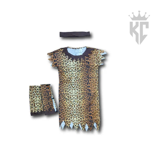 Pre-Loved Caveman / Cave Girl Costume – Wild Stone Age Style