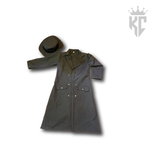 Detective Costume with Hat β Classic Sherlock-Inspired Look for Kids