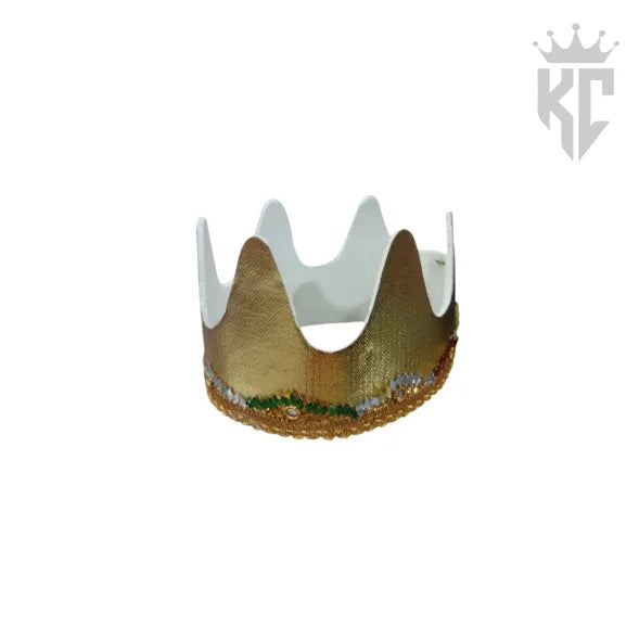 Handmade Prince Crown – Fabric & Rubber Sheet Royal Costume Accessory