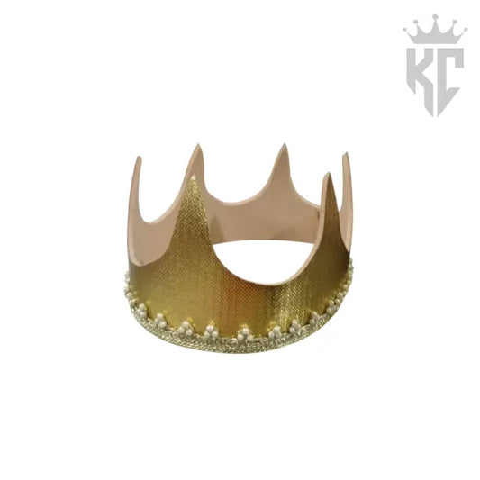 Handmade Prince Crown – Fabric & Rubber Sheet Royal Costume Accessory
