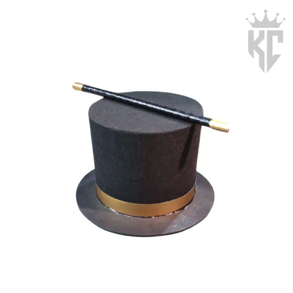 Handmade Magician Hat – Fabric & Rubber Sheet Costume Accessory