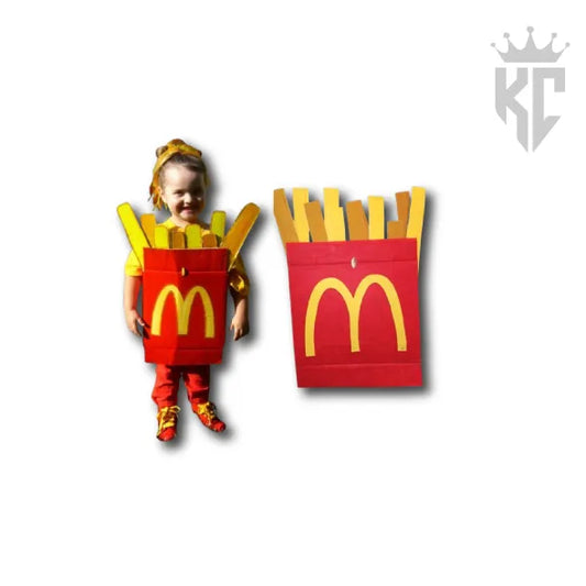 Handmade McDonald’s-Style Costume – Brand-New Fast Food Outfit