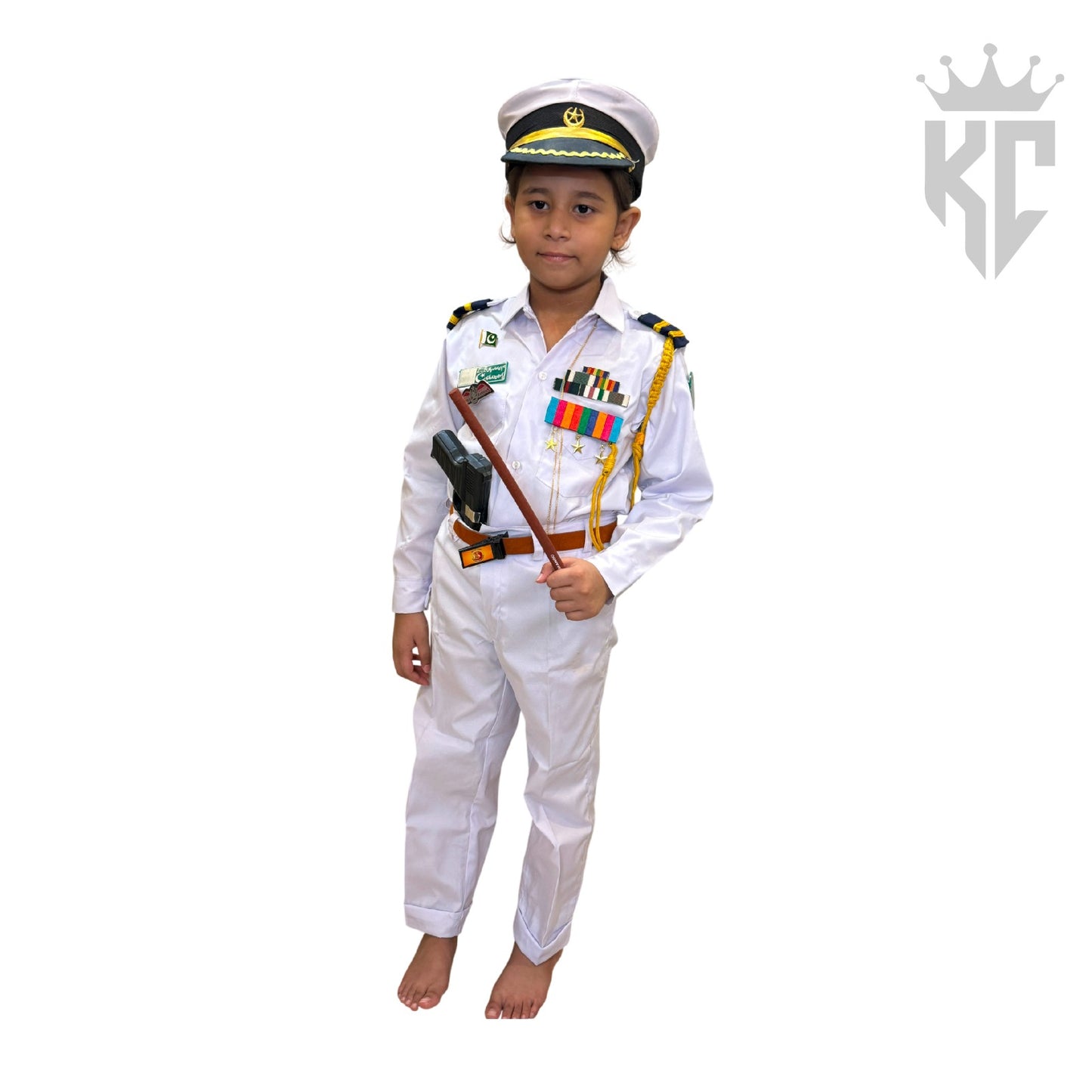 Kids Pakistan Navy Officer Costume