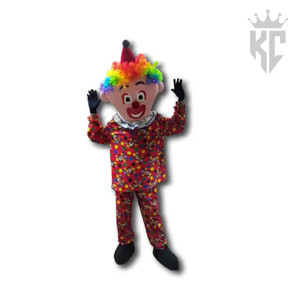 Joker Mascot Costume – Colorful Entertainer Outfit for Events & Parties