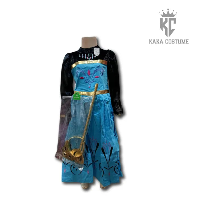 Princess Anna Costume (Pre-Loved) โ Frozen-Inspired Dress for Girls