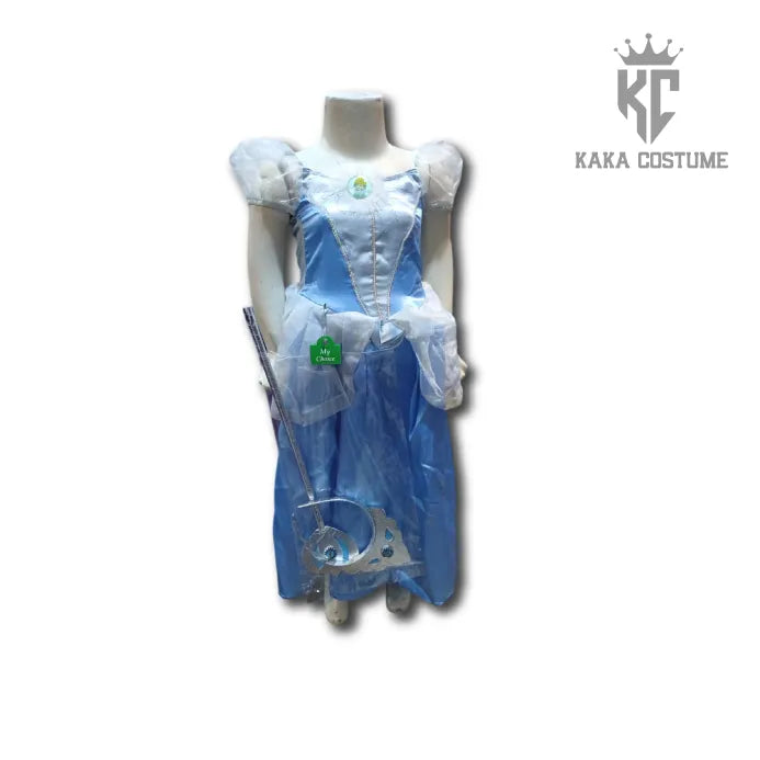 Cinderella Costume (Pre-Loved) – Classic Blue Princess Dress for Girls