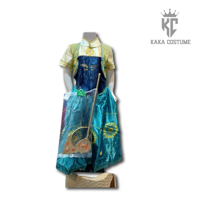 Princess Anna Costume (Pre-Loved) โ Frozen-Inspired Dress for Girls