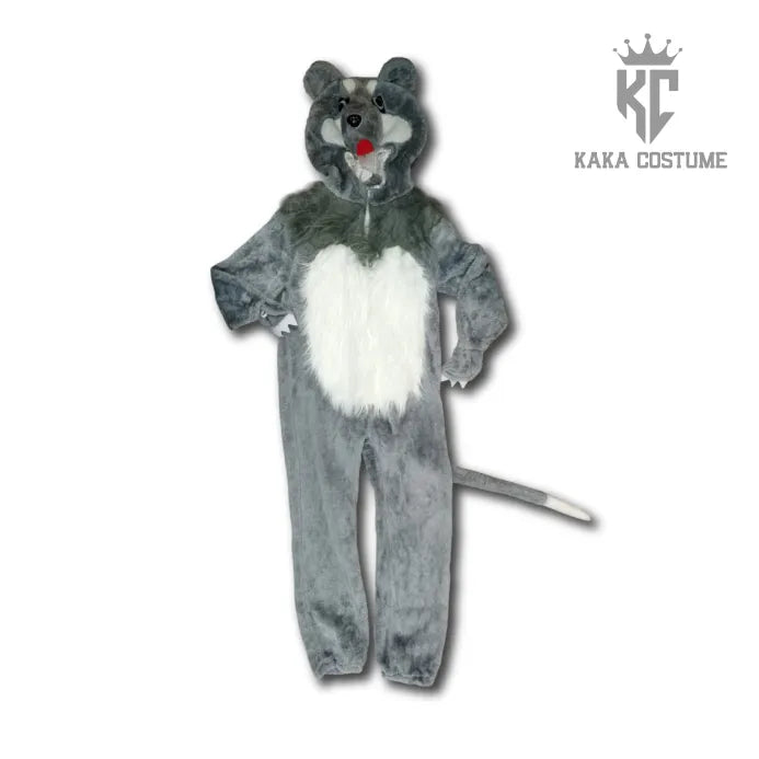 Pre-Loved Kids’ Wolf Costume – Furry Animal Dress-Up