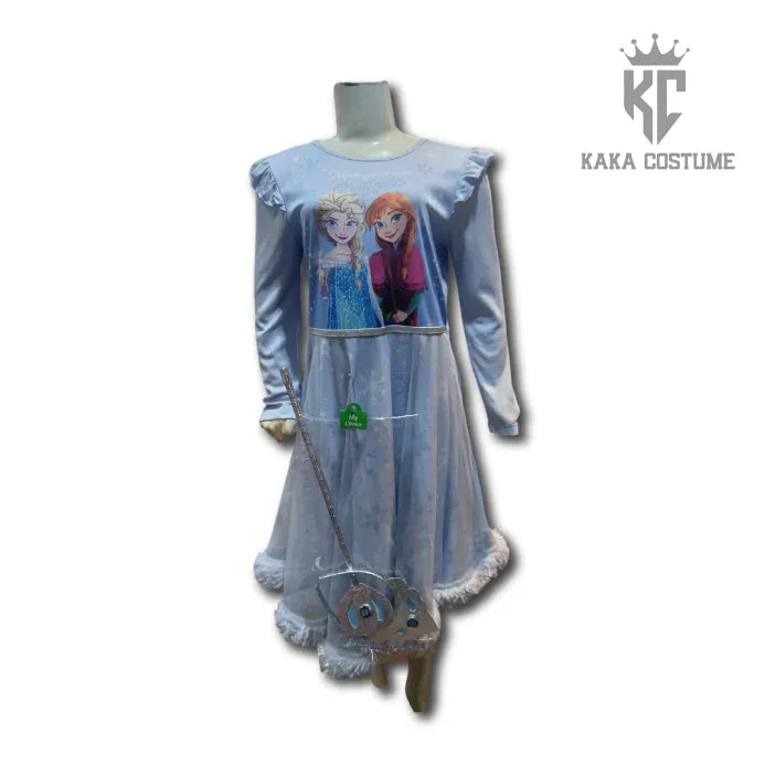 Elsa Costume (Pre-Loved) β Frozen Princess Dress for Girls