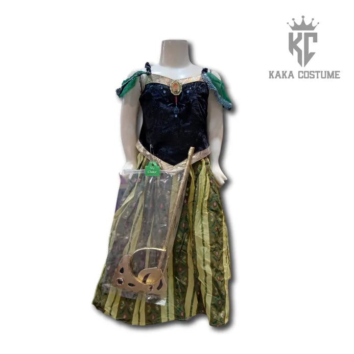 Princess Anna Costume (Pre-Loved) โ Frozen-Inspired Dress for Girls