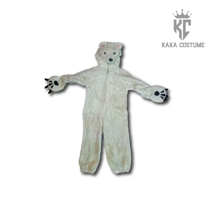 Pre-Loved Kids’ Polar Bear Costume – Cozy Animal Dress-Up