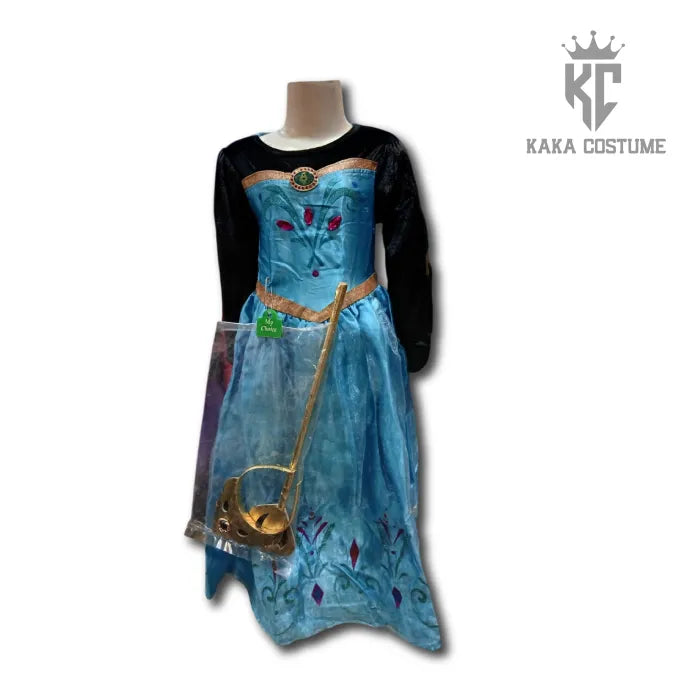 Princess Anna Costume (Pre-Loved) โ Frozen-Inspired Dress for Girls