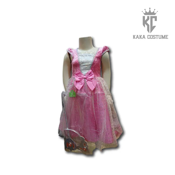 Princess Aurora Costume (Pre-Loved) β Barbie-Style Sleeping Beauty Dress for Girls