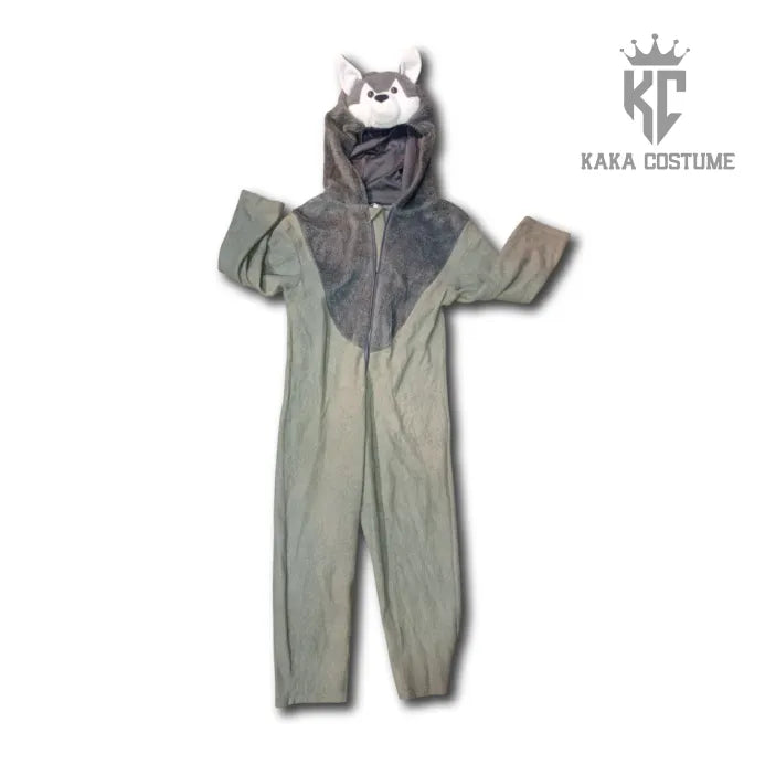 Pre-Loved Kids’ Wolf Costume – Furry Animal Dress-Up