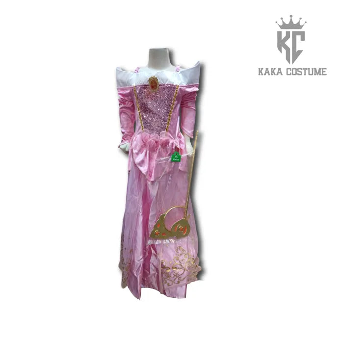 Princess Aurora Costume (Pre-Loved) β Barbie-Style Sleeping Beauty Dress for Girls