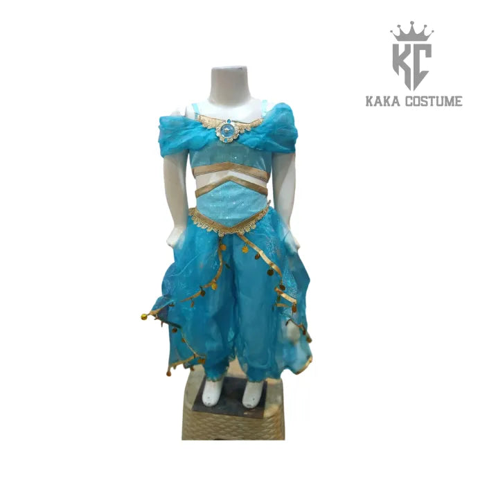 Princess Jasmine Costume (Pre-Loved) – Arabian Nights Dress for Girls
