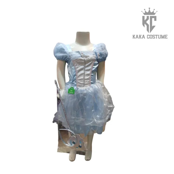 Cinderella Costume (Pre-Loved) – Classic Blue Princess Dress for Girls