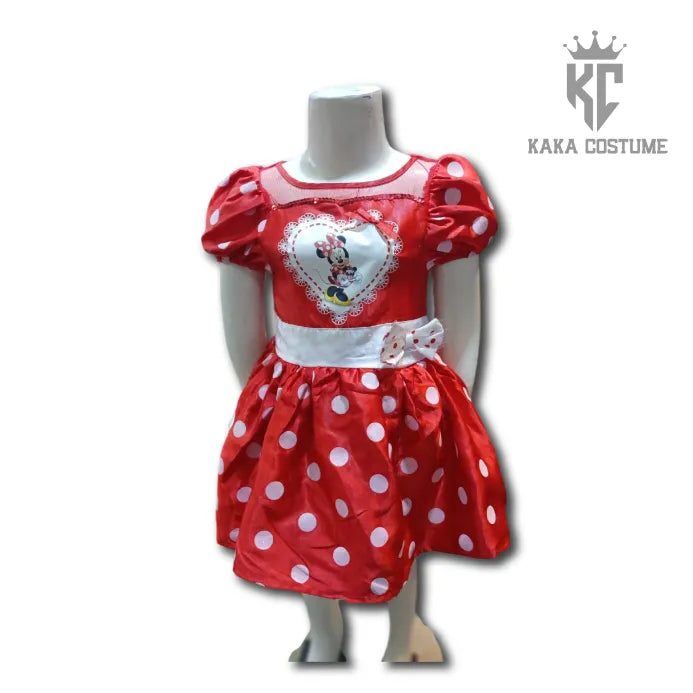 Minnie Mouse Costume (Pre-Loved) – Polka Dot Dress for Girls