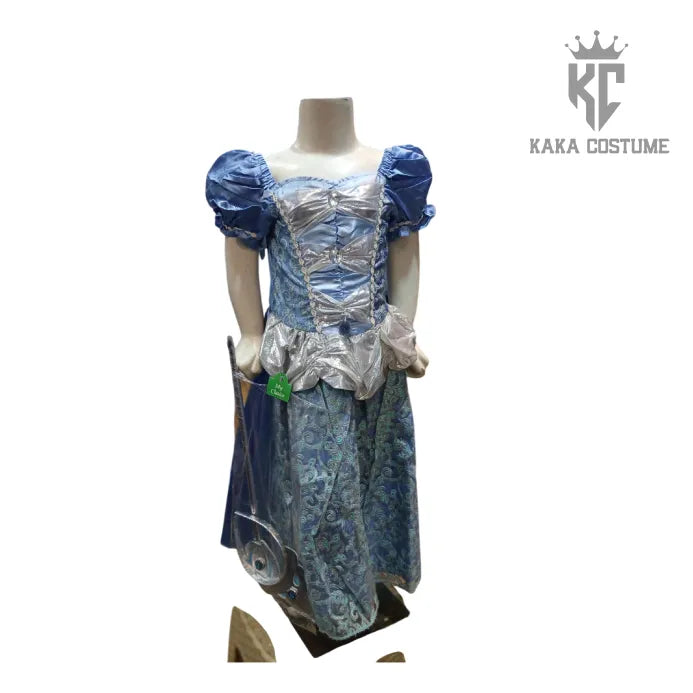 Cinderella Costume (Pre-Loved) – Classic Blue Princess Dress for Girls
