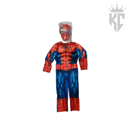 Pre-Loved Spider-Man with mask Costume – Great Condition Superhero Suit for Kids/Adults