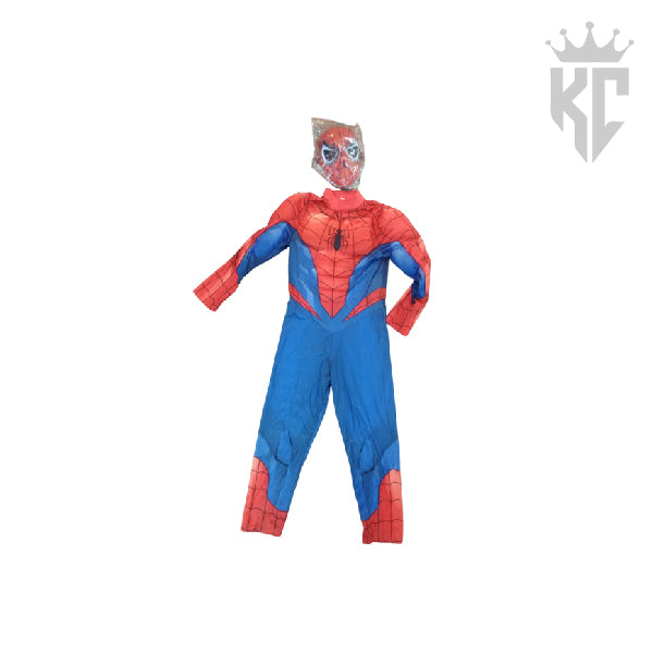 Pre-Loved Spider-Man with mask Costume – Great Condition Superhero Suit for Kids/Adults