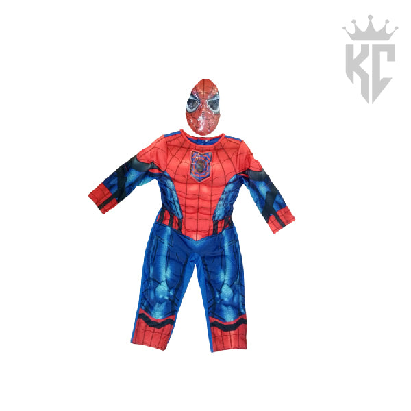 Pre-Loved Spider-Man with mask Costume – Great Condition Superhero Suit for Kids/Adults