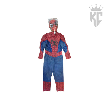 Pre-Loved Spider-Man with mask Costume – Great Condition Superhero Suit for Kids/Adults