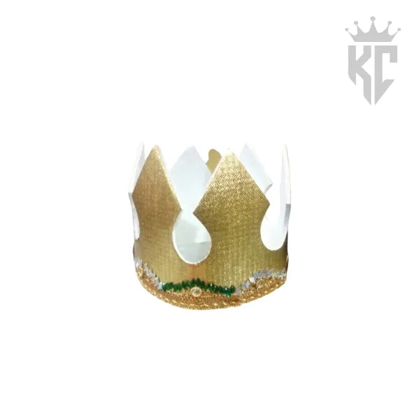 Handmade Prince Crown – Fabric & Rubber Sheet Royal Costume Accessory