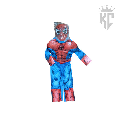Pre-Loved Spider-Man with mask Costume – Great Condition Superhero Suit for Kids/Adults
