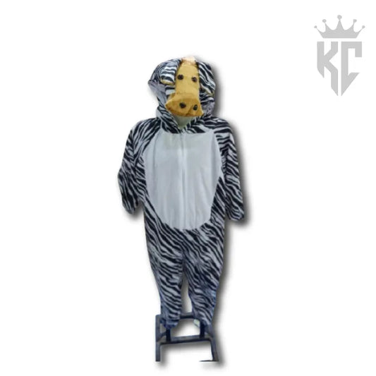 Zebra Costume – Animal Dress-Up Outfit (Brand New)