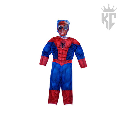Pre-Loved Spider-Man with mask Costume – Great Condition Superhero Suit for Kids/Adults