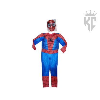 Pre-Loved Spider-Man with mask Costume – Great Condition Superhero Suit for Kids/Adults