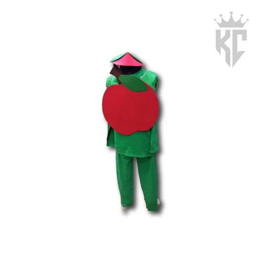 Handmade Red Apple Costume – Brand-New Fruit Outfit
