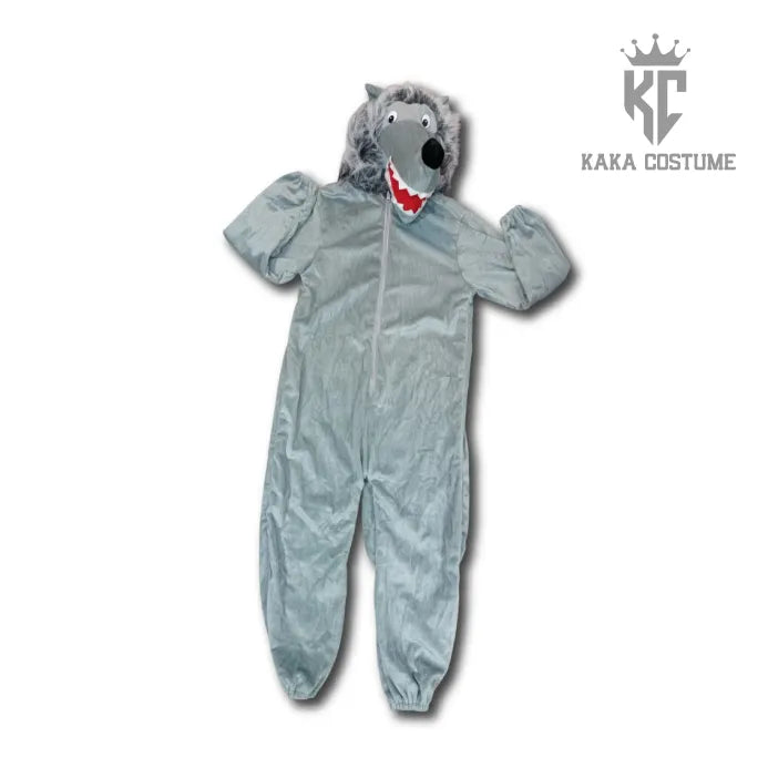 Pre-Loved Kids’ Wolf Costume – Furry Animal Dress-Up