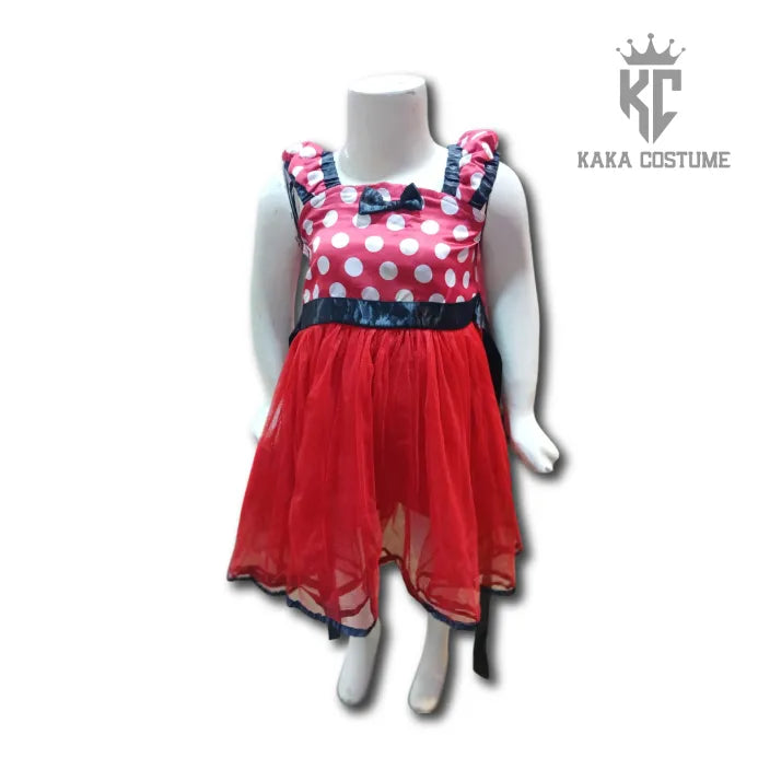 Minnie Mouse Costume (Pre-Loved) – Polka Dot Dress for Girls