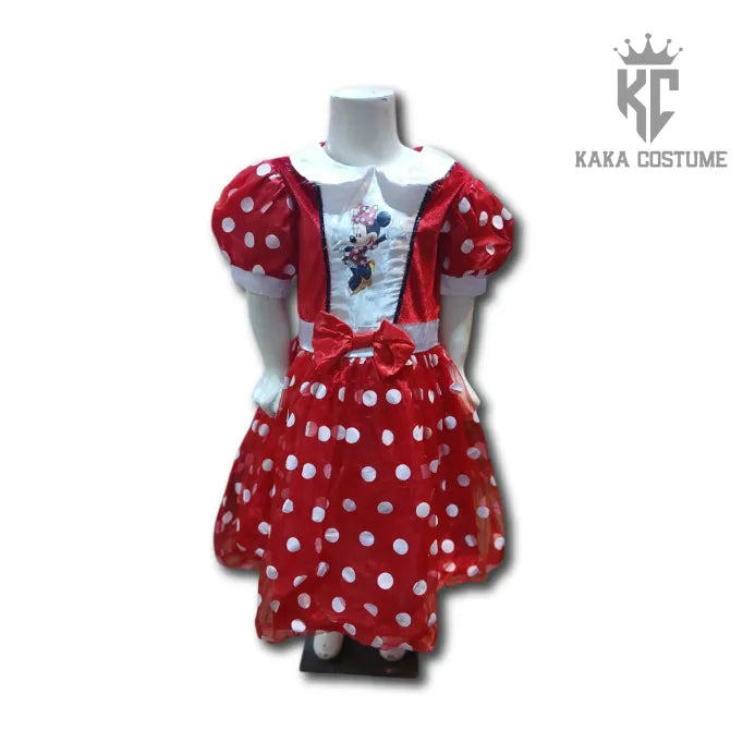 Minnie Mouse Costume (Pre-Loved) – Polka Dot Dress for Girls