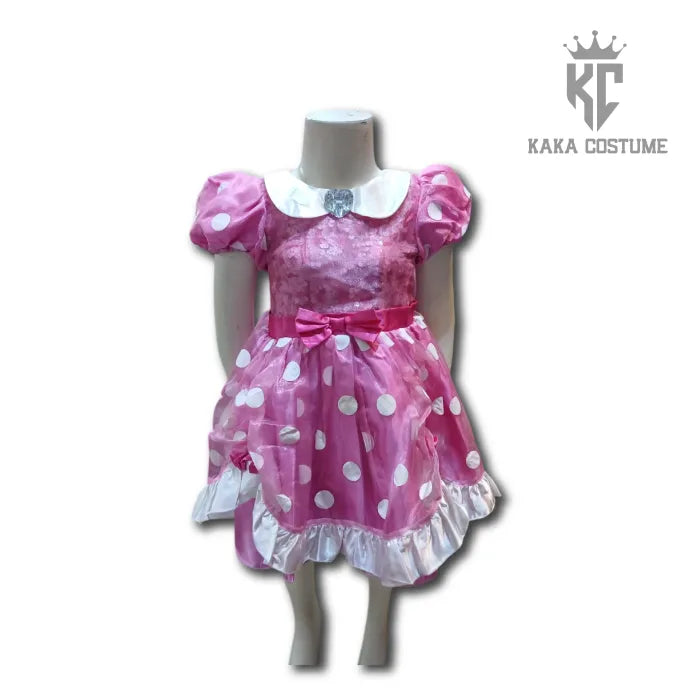 Minnie Mouse Costume (Pre-Loved) – Polka Dot Dress for Girls