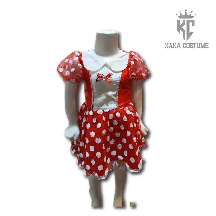 Minnie Mouse Costume (Pre-Loved) – Polka Dot Dress for Girls