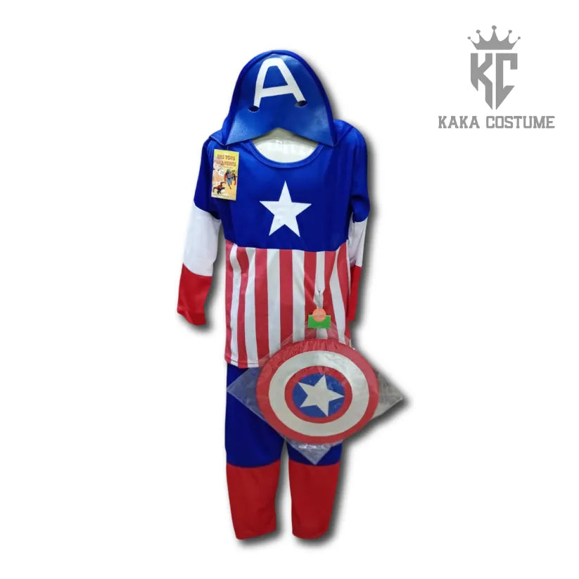 Captain America Costume for Kids – Brand New Superhero Outfit